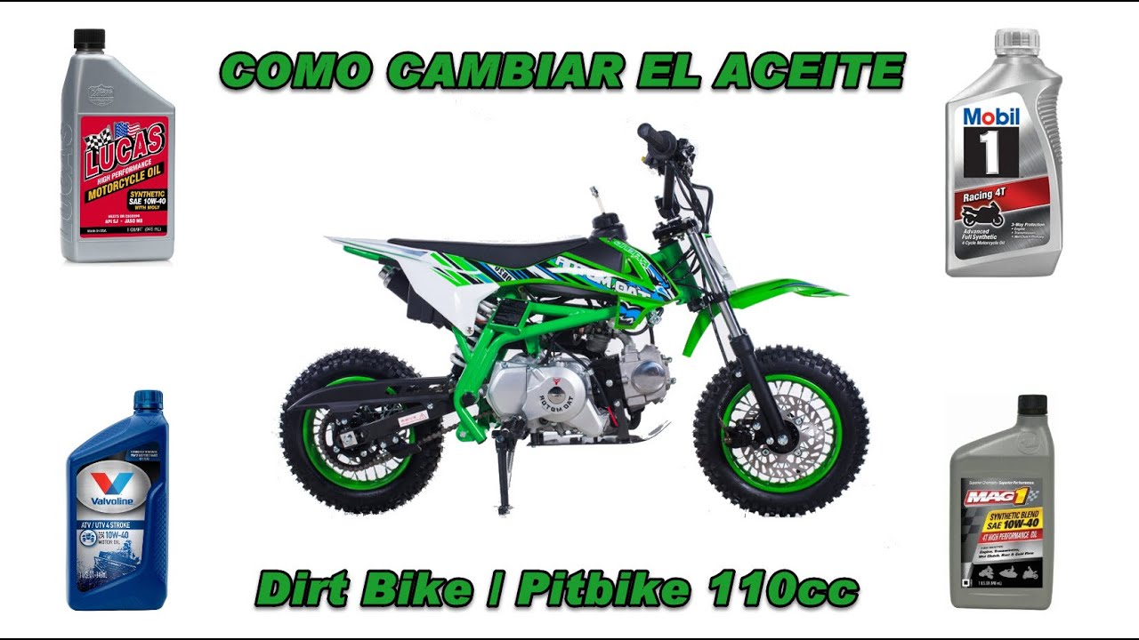 Como Hacer el Cambio de Aceite a una Dirt Bike / Pitbike