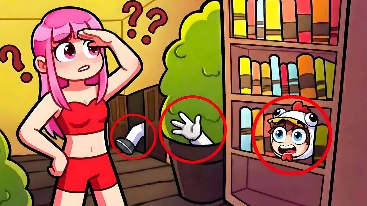 Trouver des CACHETTES IMPOSSIBLES pour Cacher des Parties de mon CORPS sur Roblox !