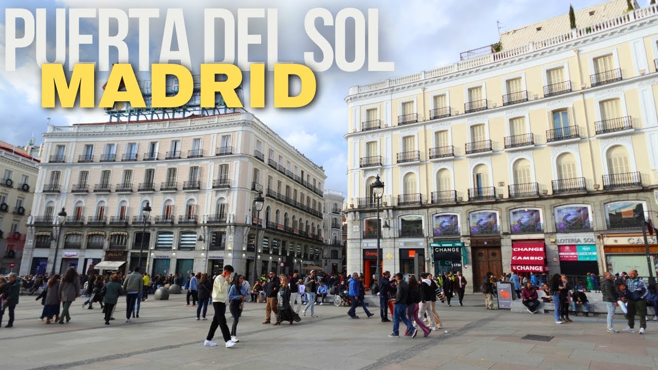 Puerta Del Sol Madrid España 4K Video 60fps #madrid #españa
