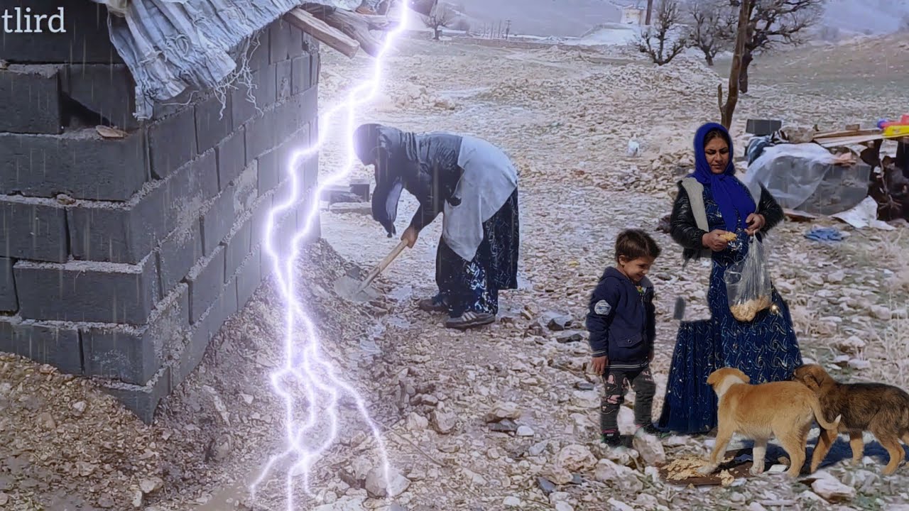 Seeking Shelter: How Ruqiya and Her Children Find Refuge from the Harsh Elements