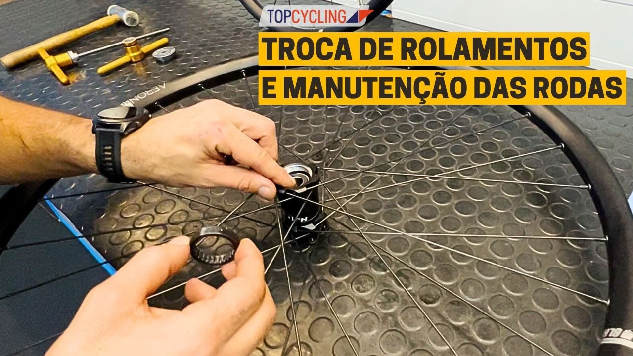 Como trocar rolamentos das rodas - Manutenção da bicicleta