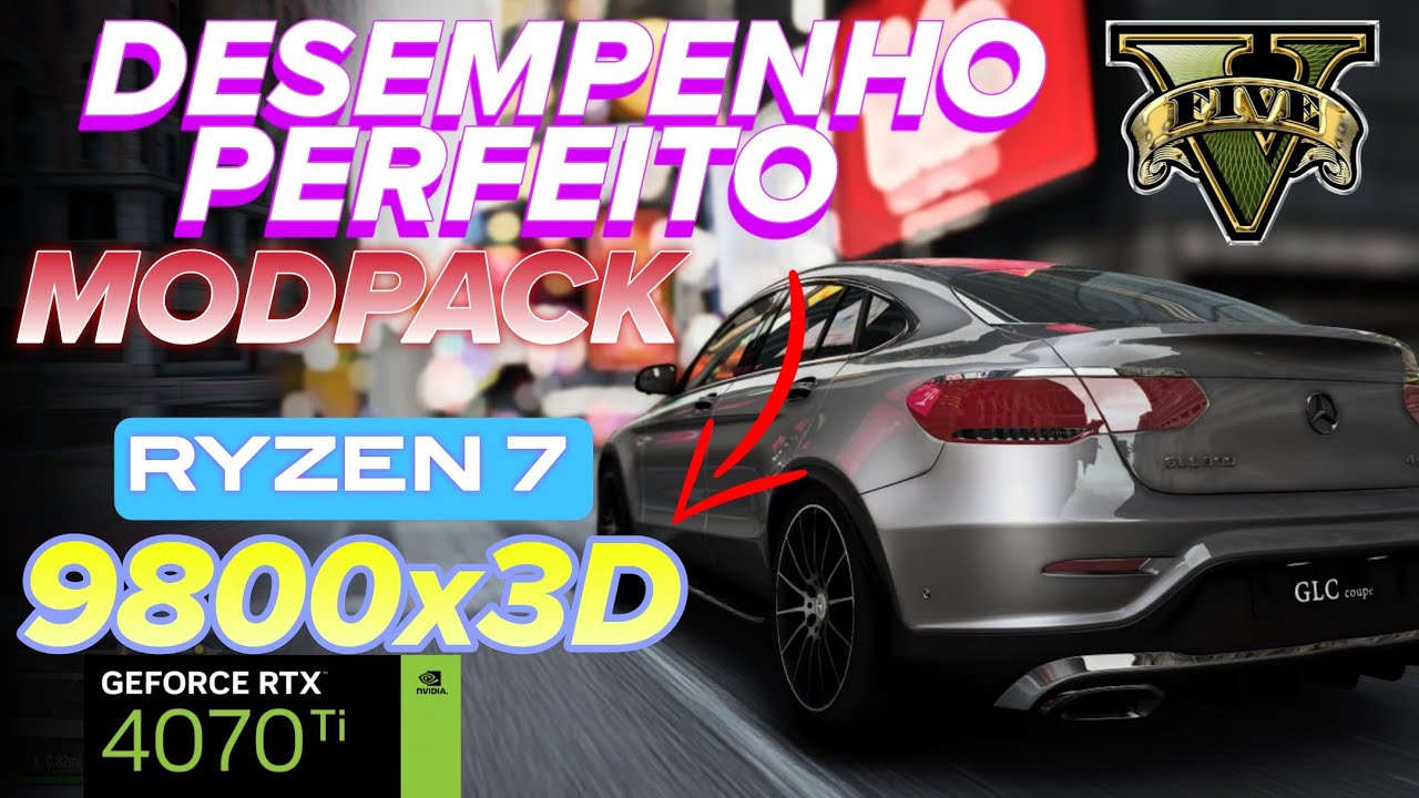 [VEJA] O PODER DO RYZEN 7 9800X3D NO GTA 5 + DE MIL MODS SEM GARGALO |4070 TI S | 4K | TUDO NO TALO