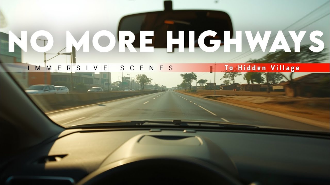 Scenic Drive Immersion from City to the Most Beautiful Village | 4k Road Tour