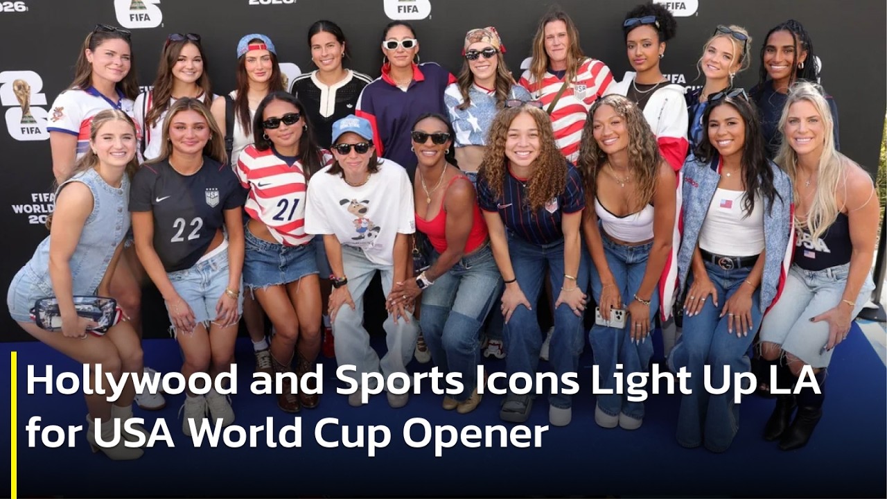 Celebrities, Athletes and Icons Gather for USA vs Paraguay Match | AC13