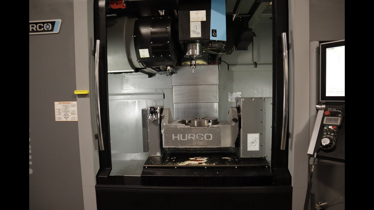 Hurco VMX42Ui 5 Axis Trunnion Integrated CNC Machining Center with Renishaw Probing & More