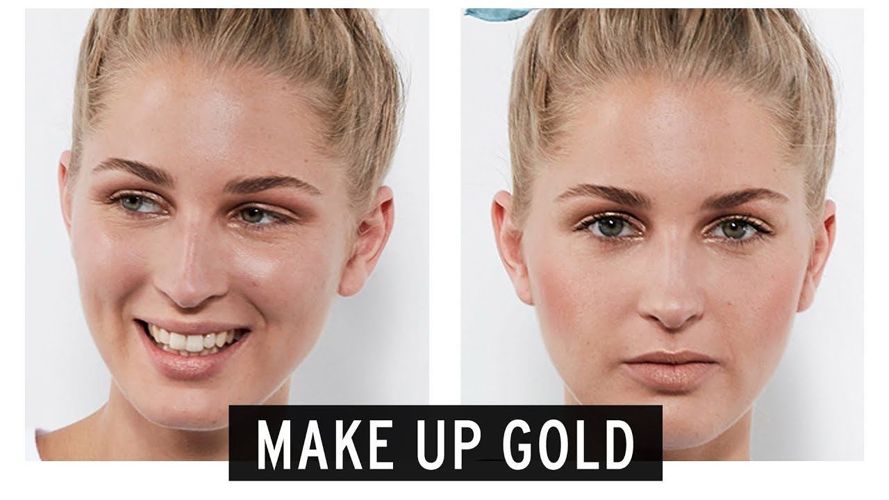 TUTO MAKE UP DORÉ - SOIRÉE  I  #GOLD NIGHT #SOLAIRE