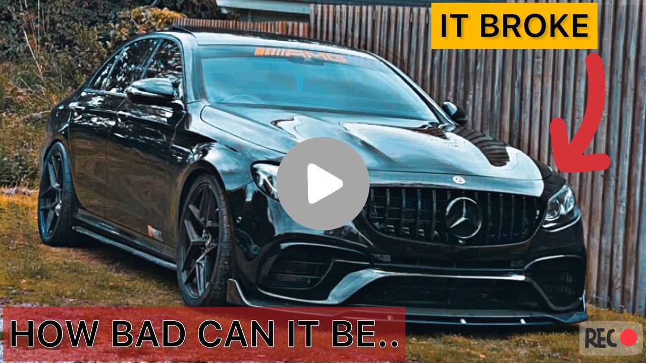 MERCEDES E63 AMG BROKEN * ENGINE PROBLEMS *