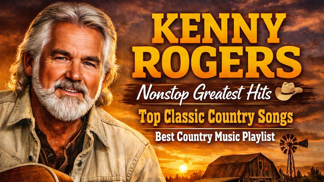 KENNY ROGERS Nonstop Greatest Hits 🤠 Top Classic Country Songs | Best Country Music Playlist