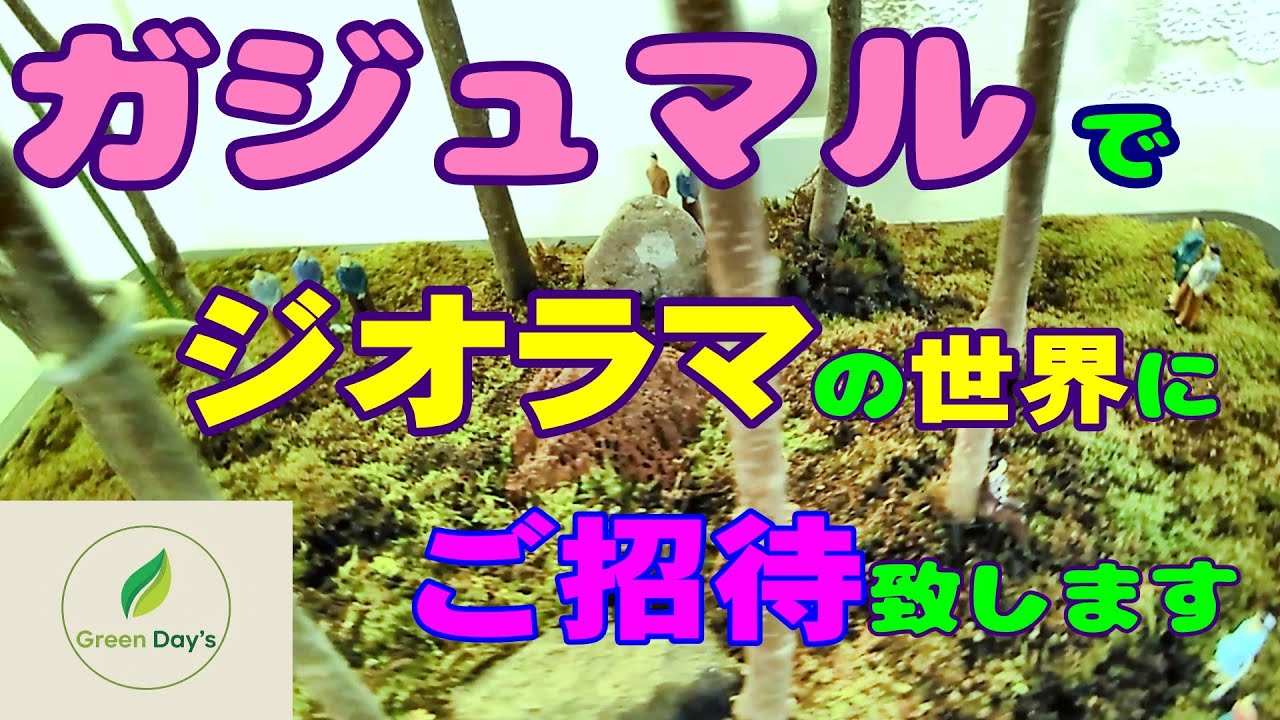 第６回ガジュマルでジオラマ製作【Green Day’ｓ】2026年1月３日 皆さんに鉢植えの中のジオラマ製作過程を紹介致します。是非チャレンジしてみて下さい。