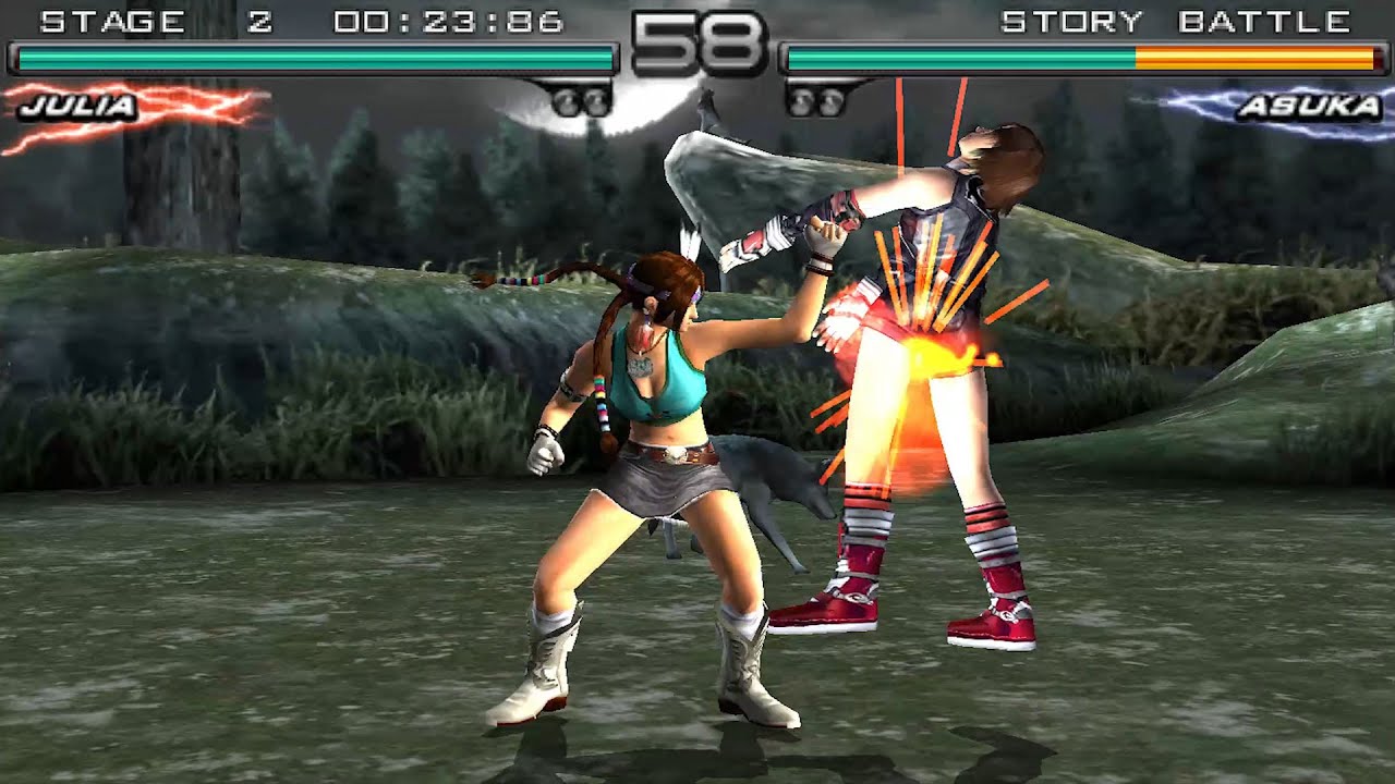 [TAS] Tekken 5 - Dark Resurrection - Julia Chang (PSP)