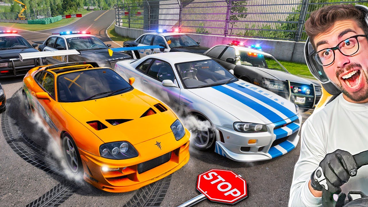 ACCIDENTES EN PERSECUCIONES POLICIALES FAST & FURIOUS 💥 | BeamNG Drive