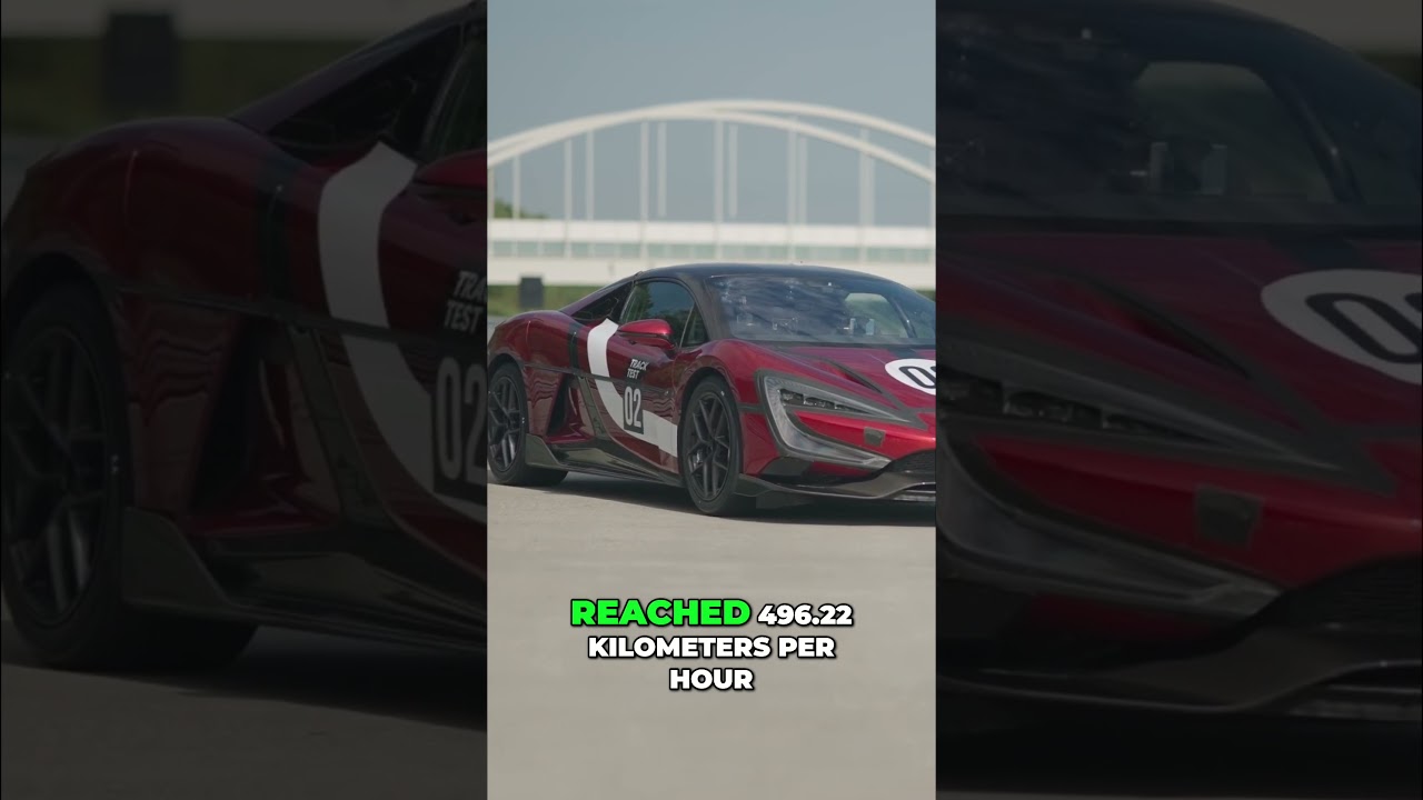 BYD YangWang U9 Xtreme побил рекорд скорости 308 миль в час. Безумный гиперкар!