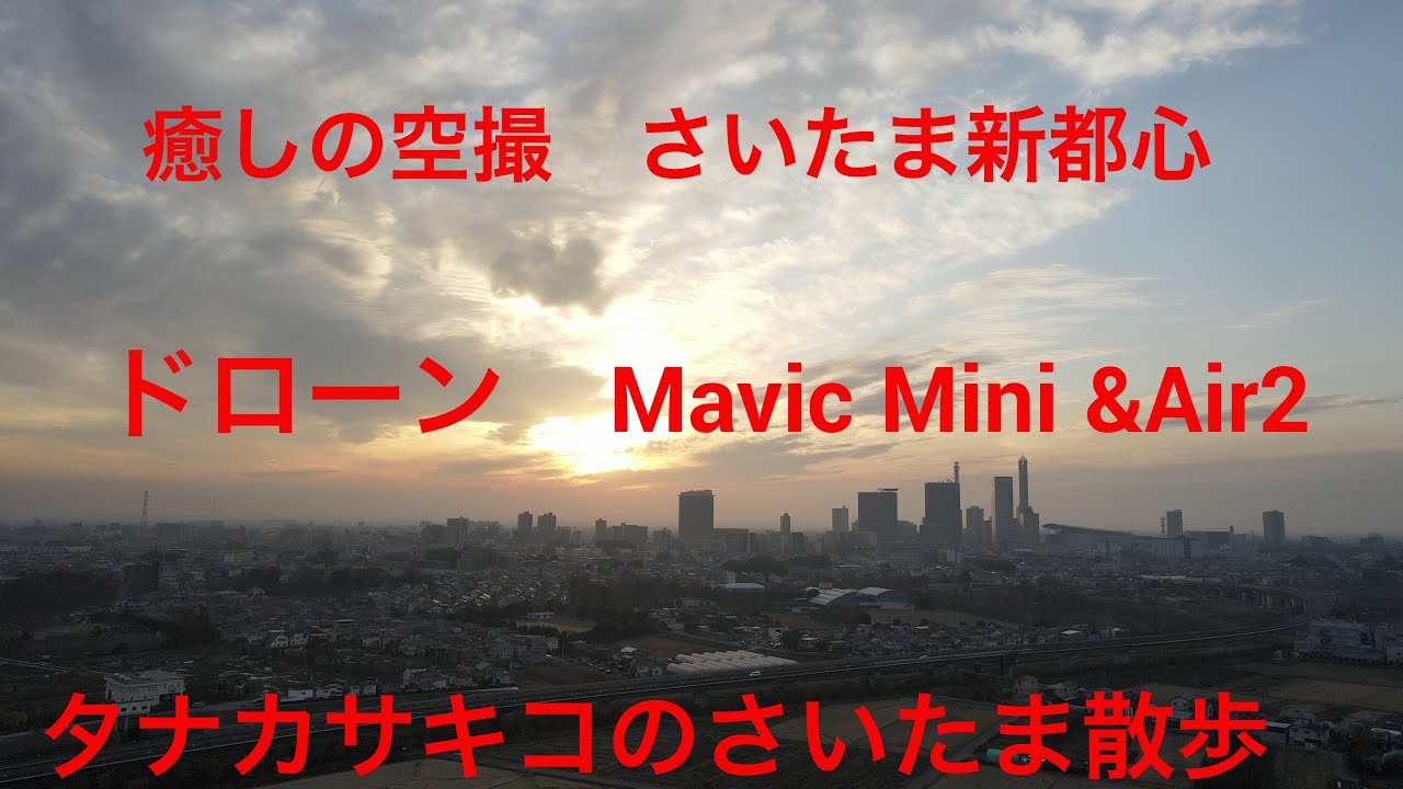 癒しドローン空撮　タナカサキコのさいたま散歩