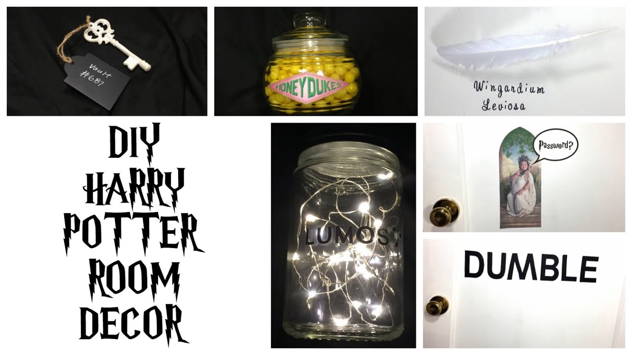 6 EASY DIY Harry Potter Room Decor