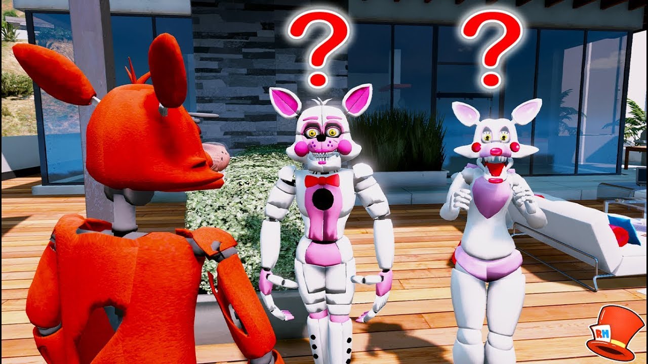 WHO IS FOXY'S TRUE LOVE? (GTA 5 Mods FNAF RedHatter)