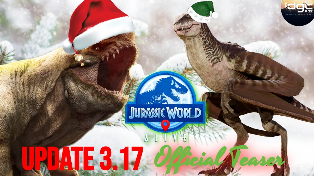 Jurassic World Alive OFFICIAL 3.17 TEASER: The Festive Season is Here!