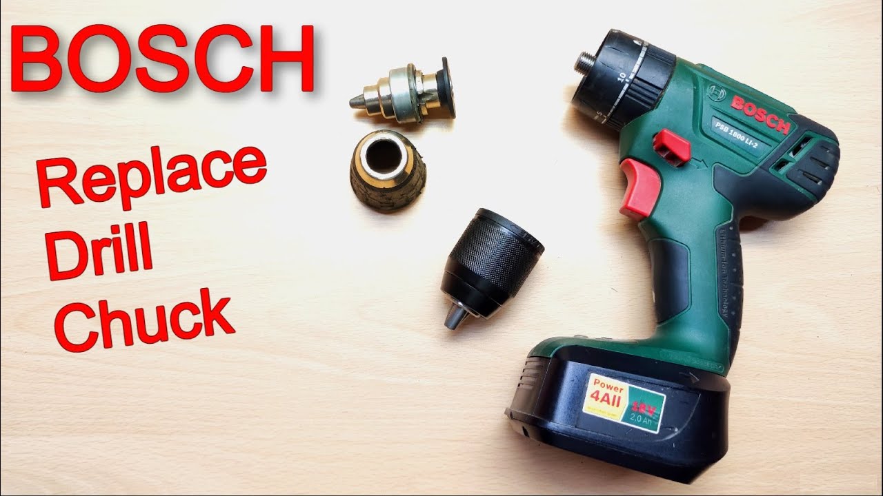 How to Change The Drill Chuck Bosch  #tools #bosch #chuck