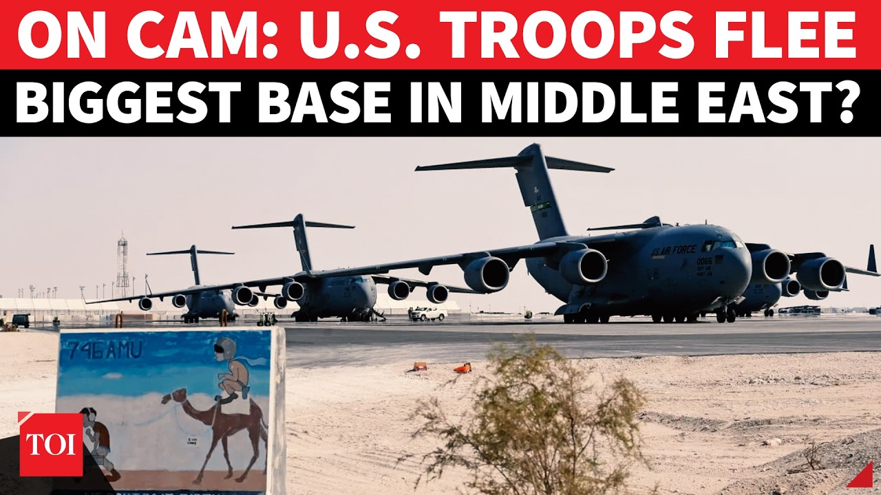 ON CAM: U.S. Troops Run Away From Doha Base, Abandon CENTCOM HQ After Iran Missile Attack?
