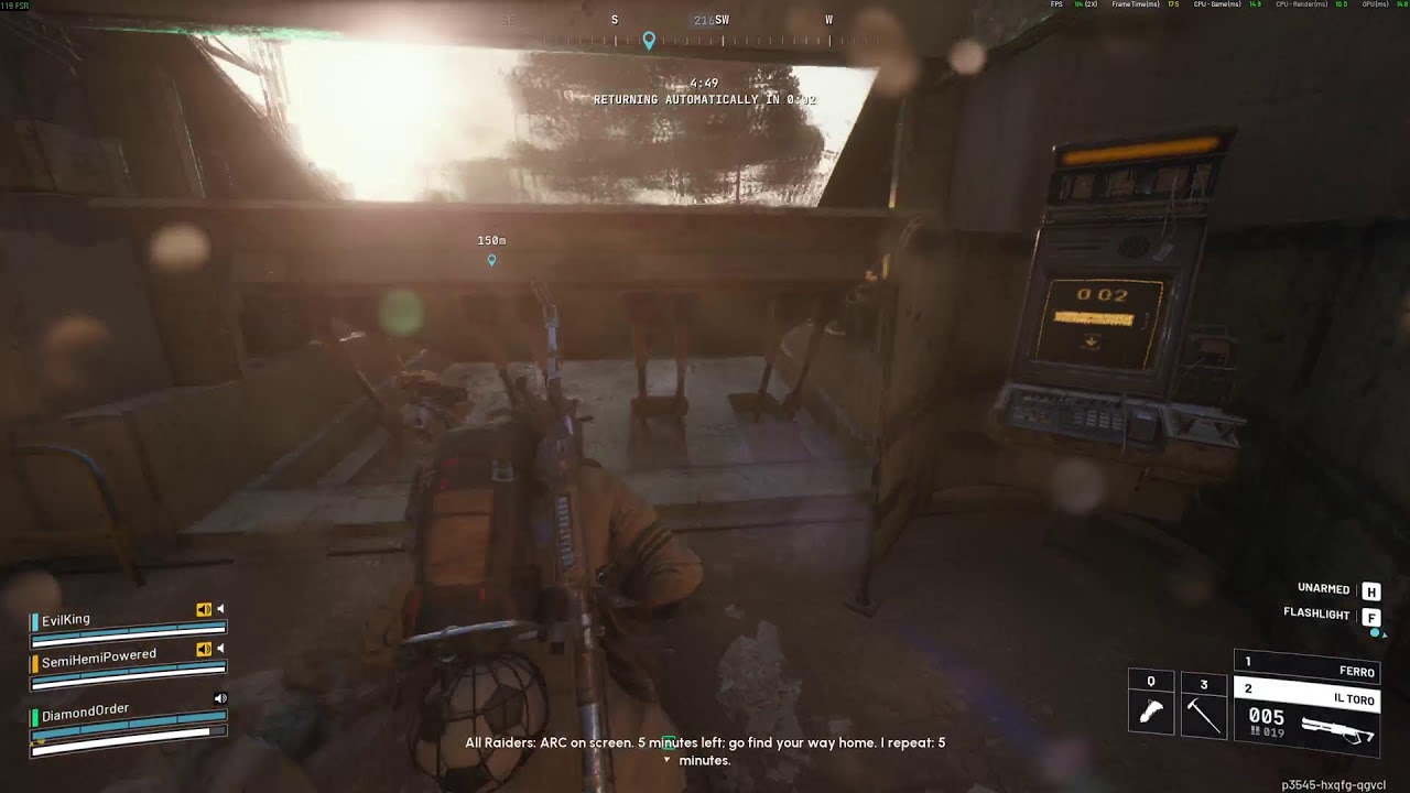 Arc raiders with the pals