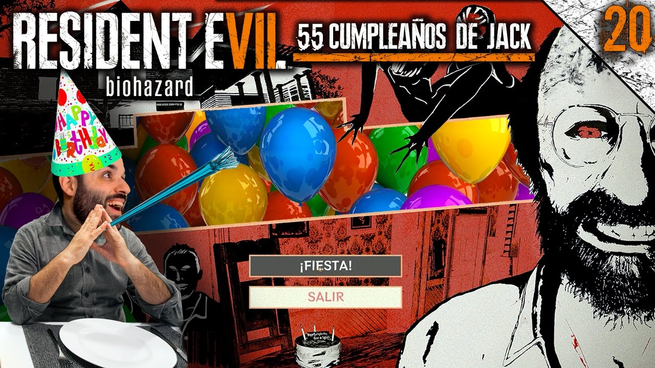 RE7 #20 | FELIZ CUMPLEAÑOS!!! | RESIDENT EVIL 7 DLC: 55 CUMPLEAÑOS DE JACK Gameplay Español