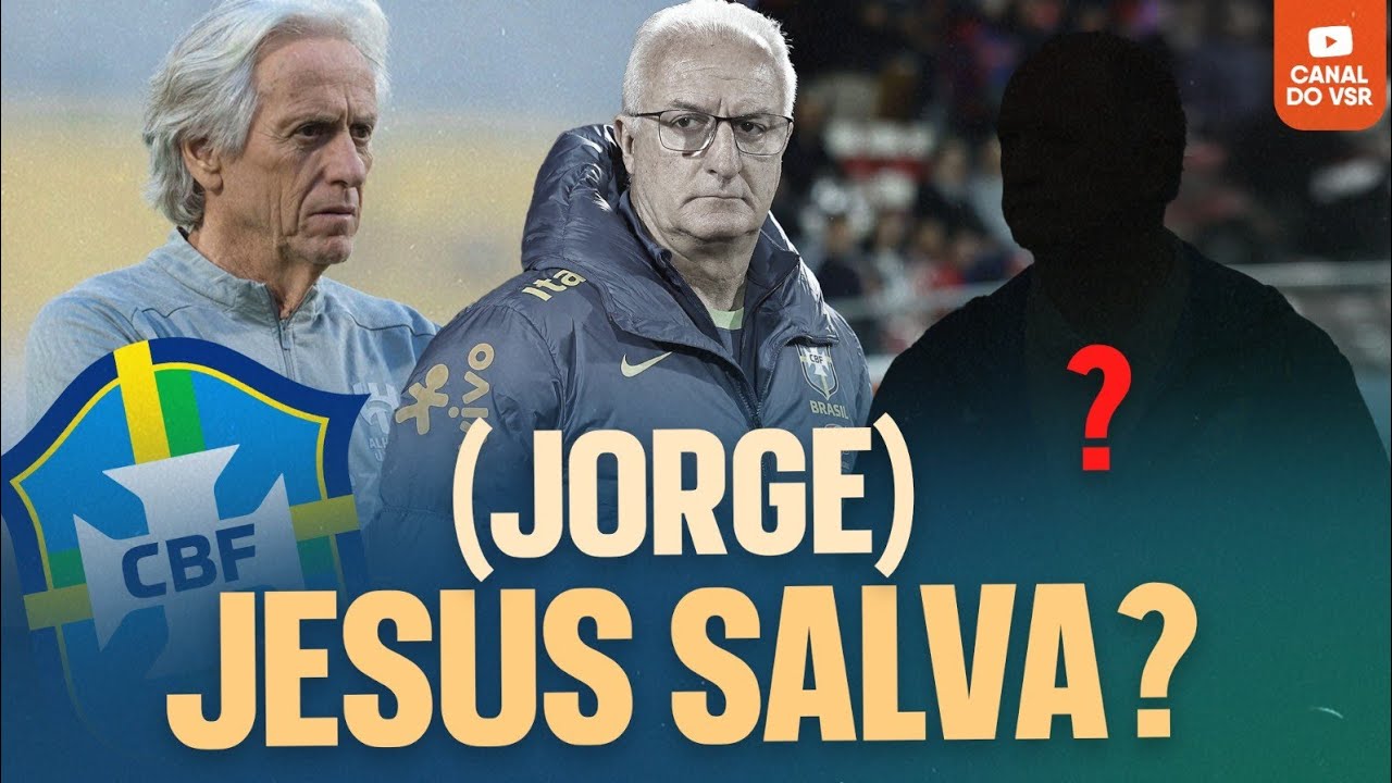DORIVAL JR. CAI E SELEÇÃO OLHA PARA JORGE JESUS