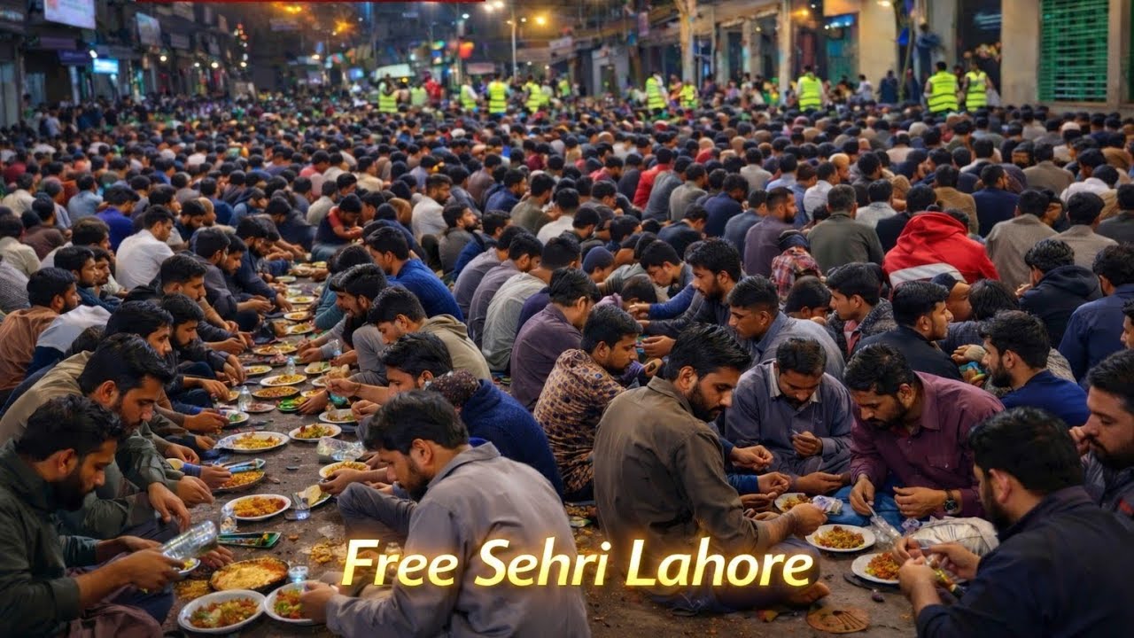 4000+ People Daily Setup | Roadside Free Sehri Distribution | Ramadan 2026  Roadside Food Street 