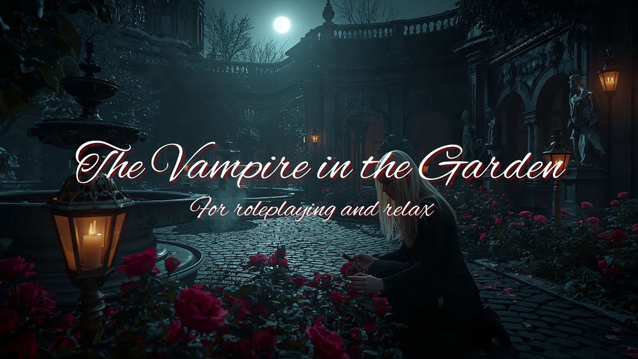 The Vampire in the Garden 🌹 | Dark Fantasy Ambience & Gothic Music for Writing, Reading and RPG