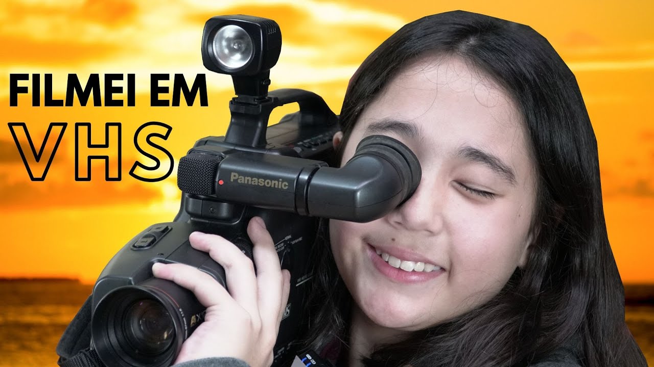 Filmando em VHS , SUBIMOS EM 4k veja como fica!!!!!
