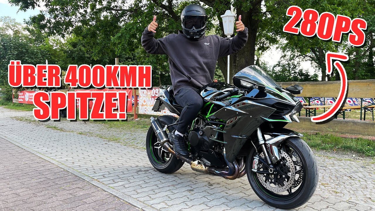 Ich fahre das 400KM/H Monster auf der Autobahn! | Kawasaki H2(R)
