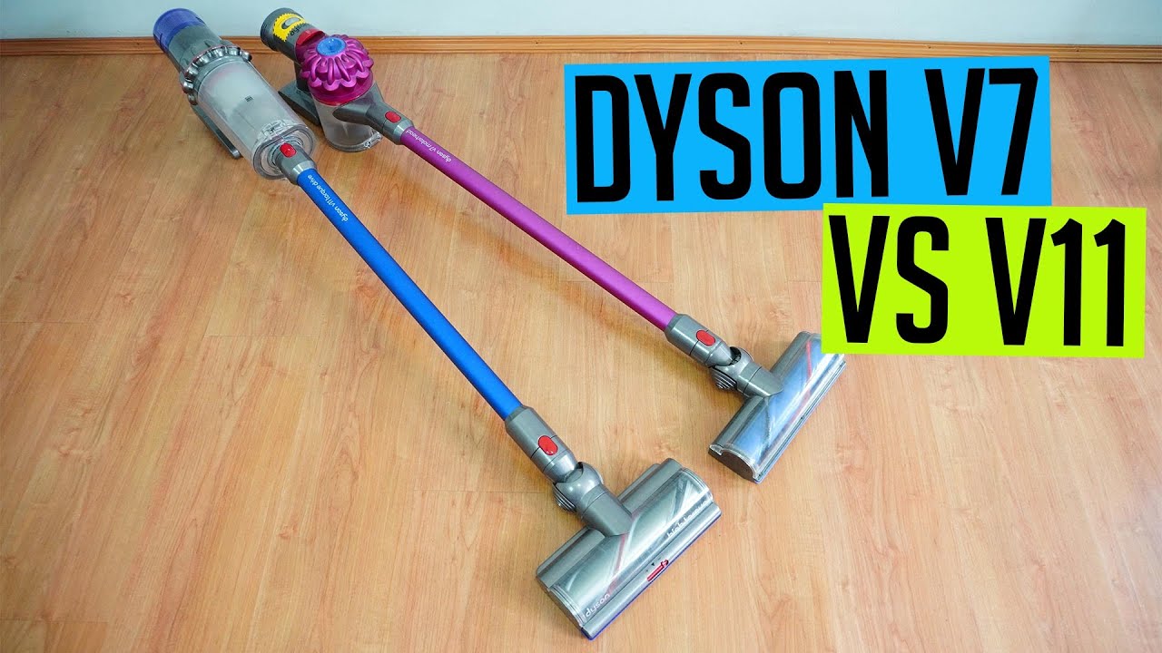 Dyson V7 vs. V11 Cordless Vacuum Comparison  [Test Results & Review]