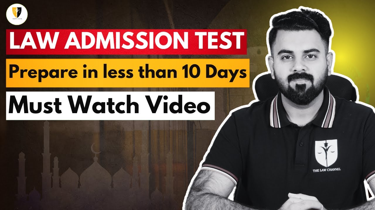 HOW TO PREPARE LAT IN LESS THAN 10 DAYS| THE LAW CHANNEL