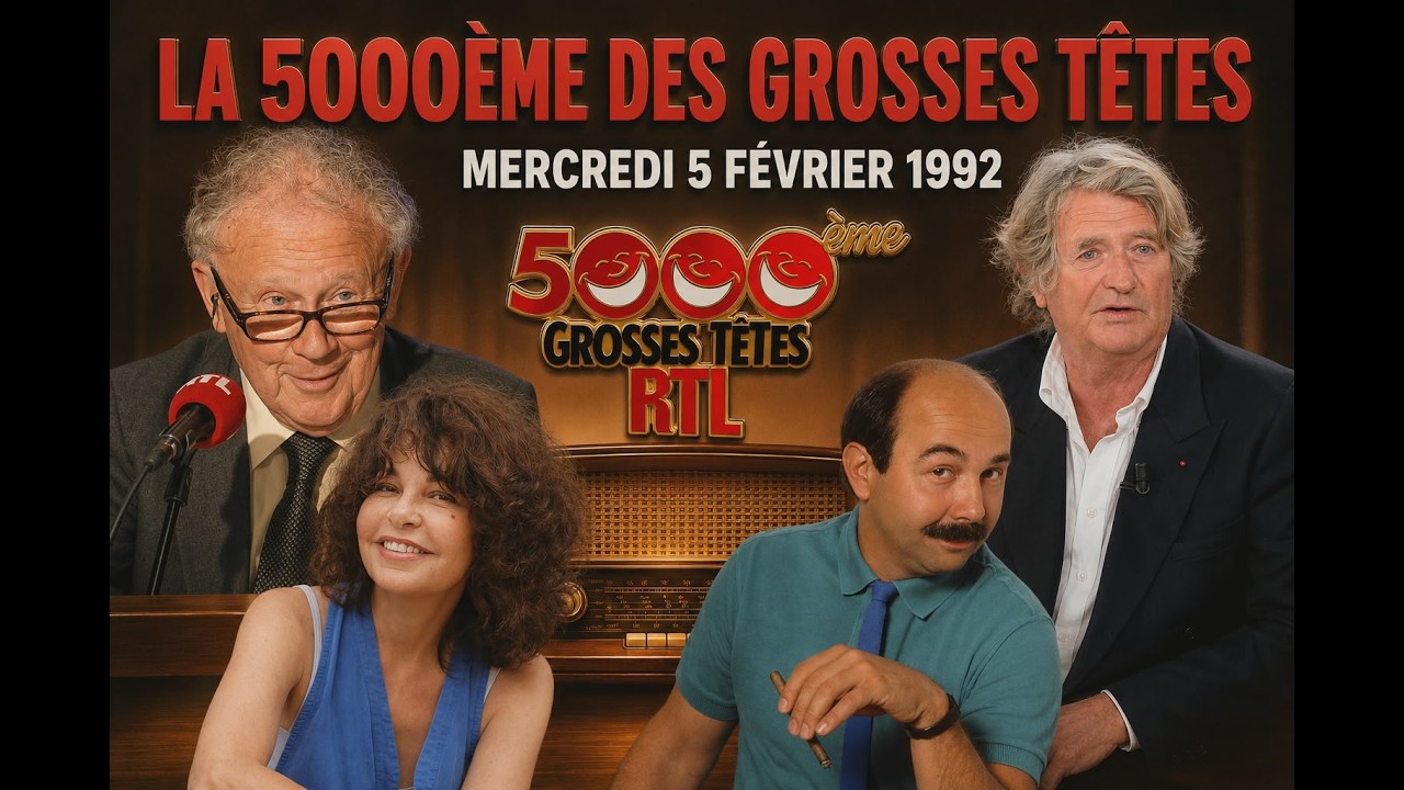 Le Florilège des Grosses Têtes #43 - La 5000ème du mercredi 5 février 1992 !