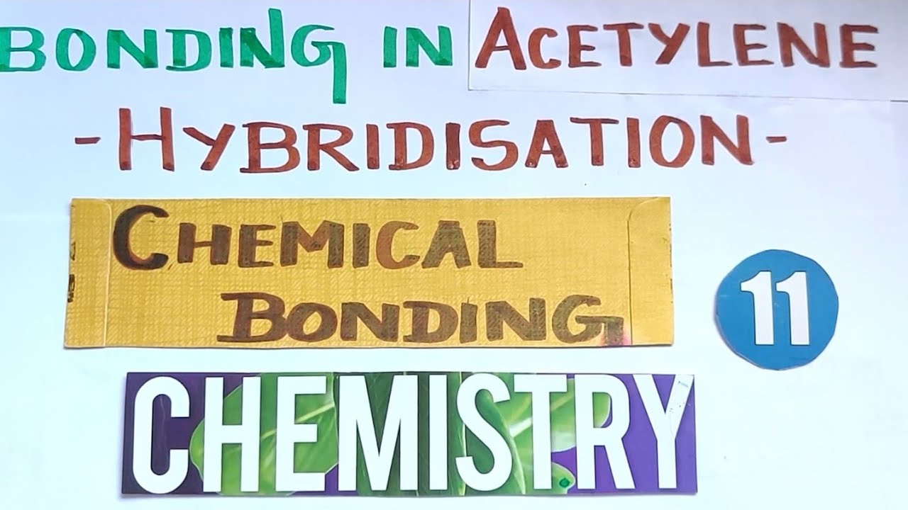 CB-27/Bonding in Acetylene/sp Hybridization/Chemical Bonding/TN 11th Std/Explanation in Tamil