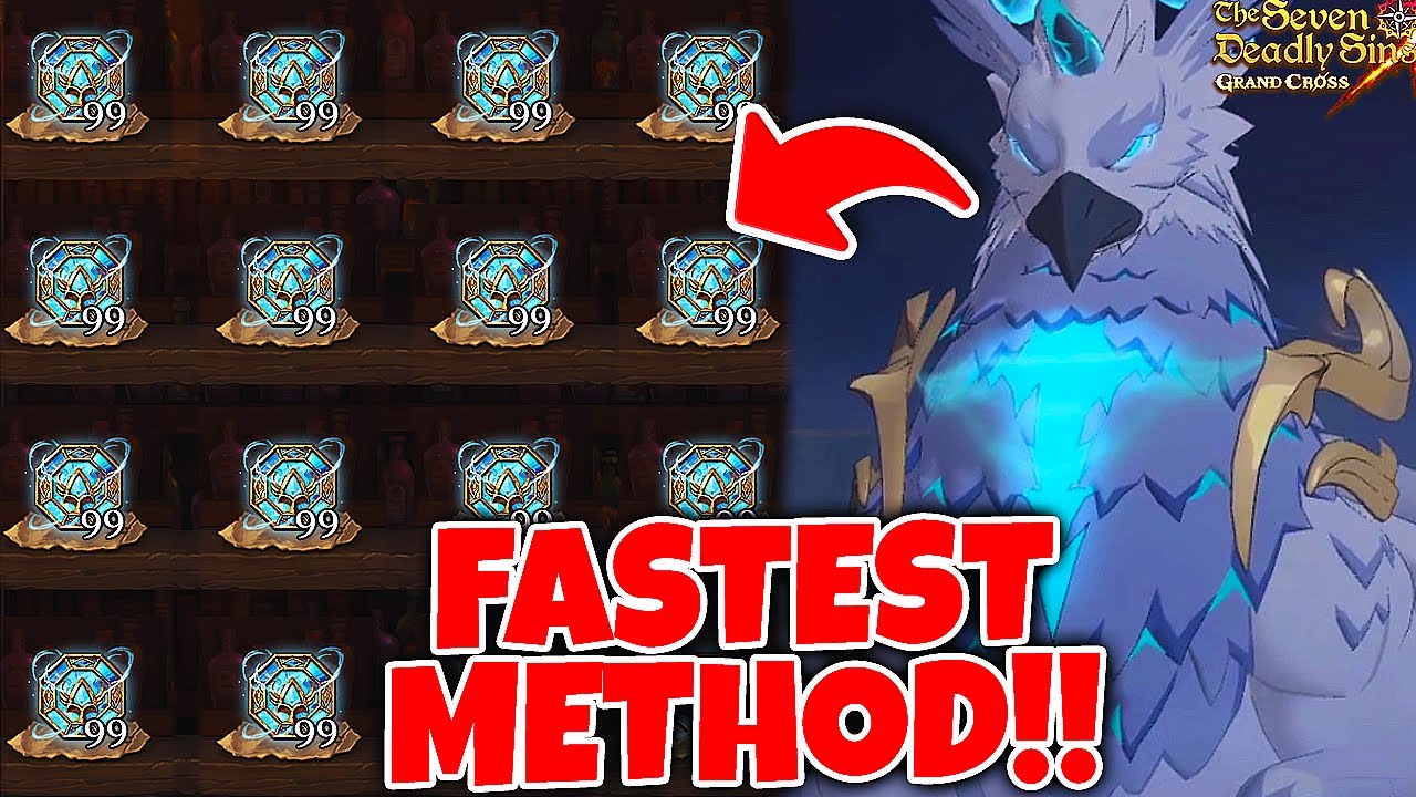 100+ WIND SOURCES IN 24H?! THE FASTEST BIRD FARMING TEAM!! | Seven Deadly Sins: Grand Cross