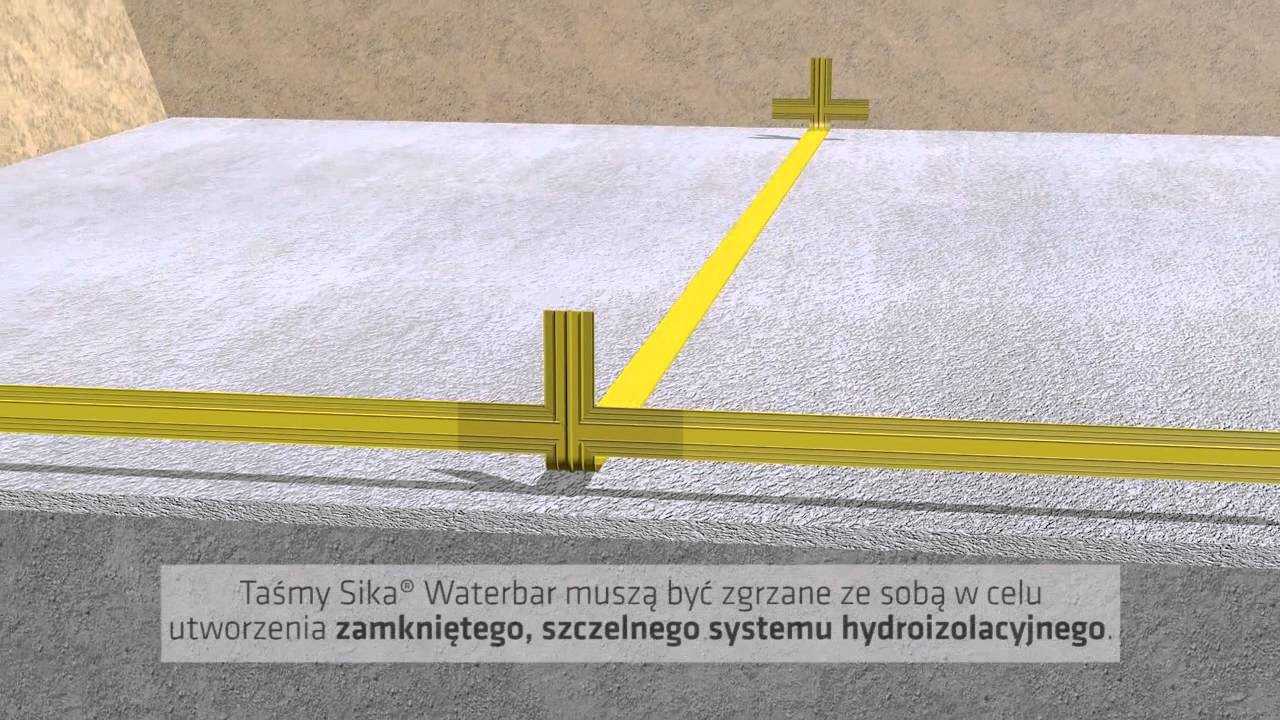 Skuteczne i trwałe uszczelnienie szczelin roboczych i dylatacyjnych / Sika® Waterbar