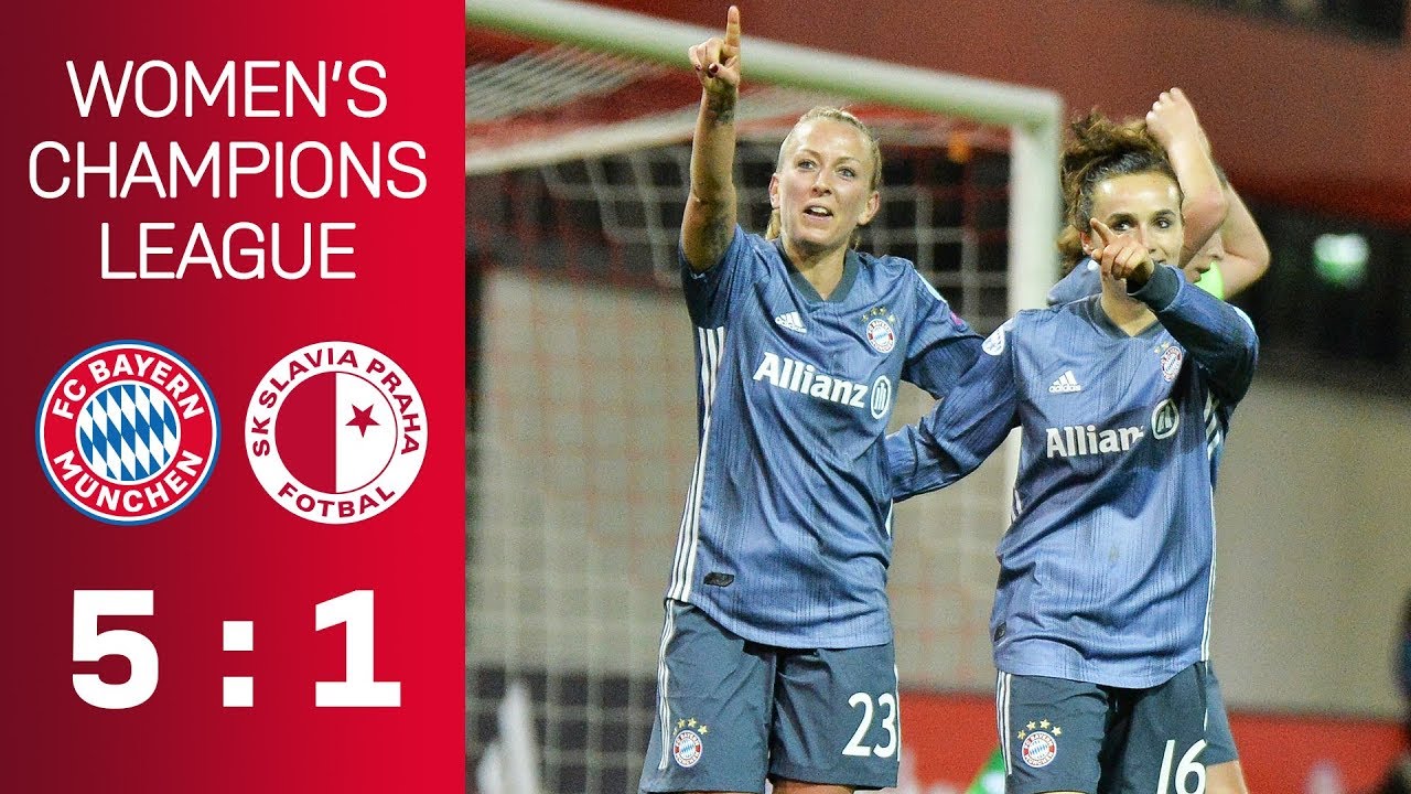 FC Bayern vs. SK Slavia Praha 5-1 | UEFA Women's Champions League 2018/19 - Quarter-Final | ReLive