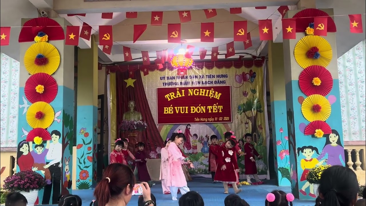 Lớp 4 tuổi trường mầm non Bạch Đằng -tiên hưng  thái bình 