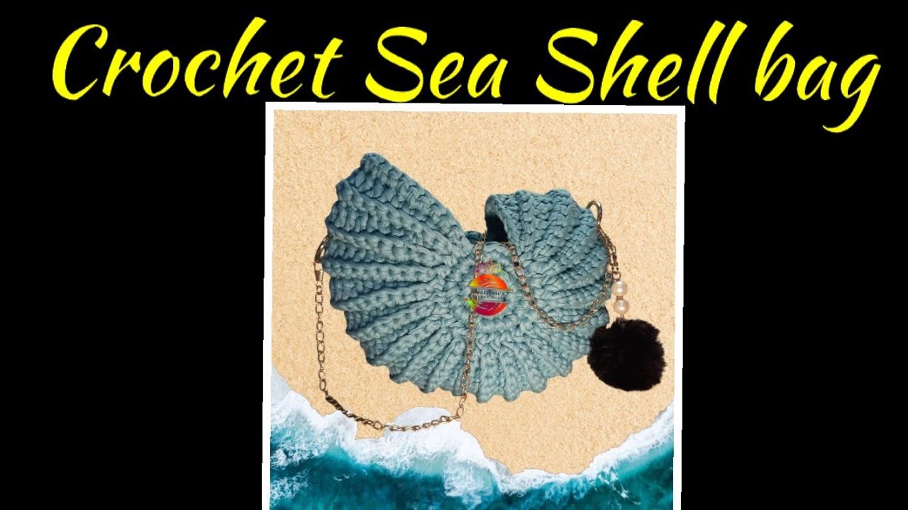 Crochet Sea Shell Bag 🐚💕| Amarjyoti's Crochet World 🌍|