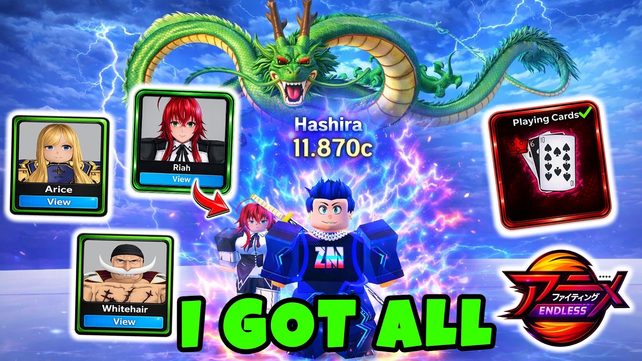 I finally got everything in Anime Fighting Simulator (AFSE) | Roblox
