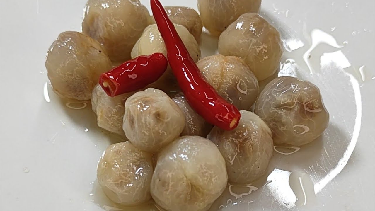 Lemon Drop Mangosteen Pickled