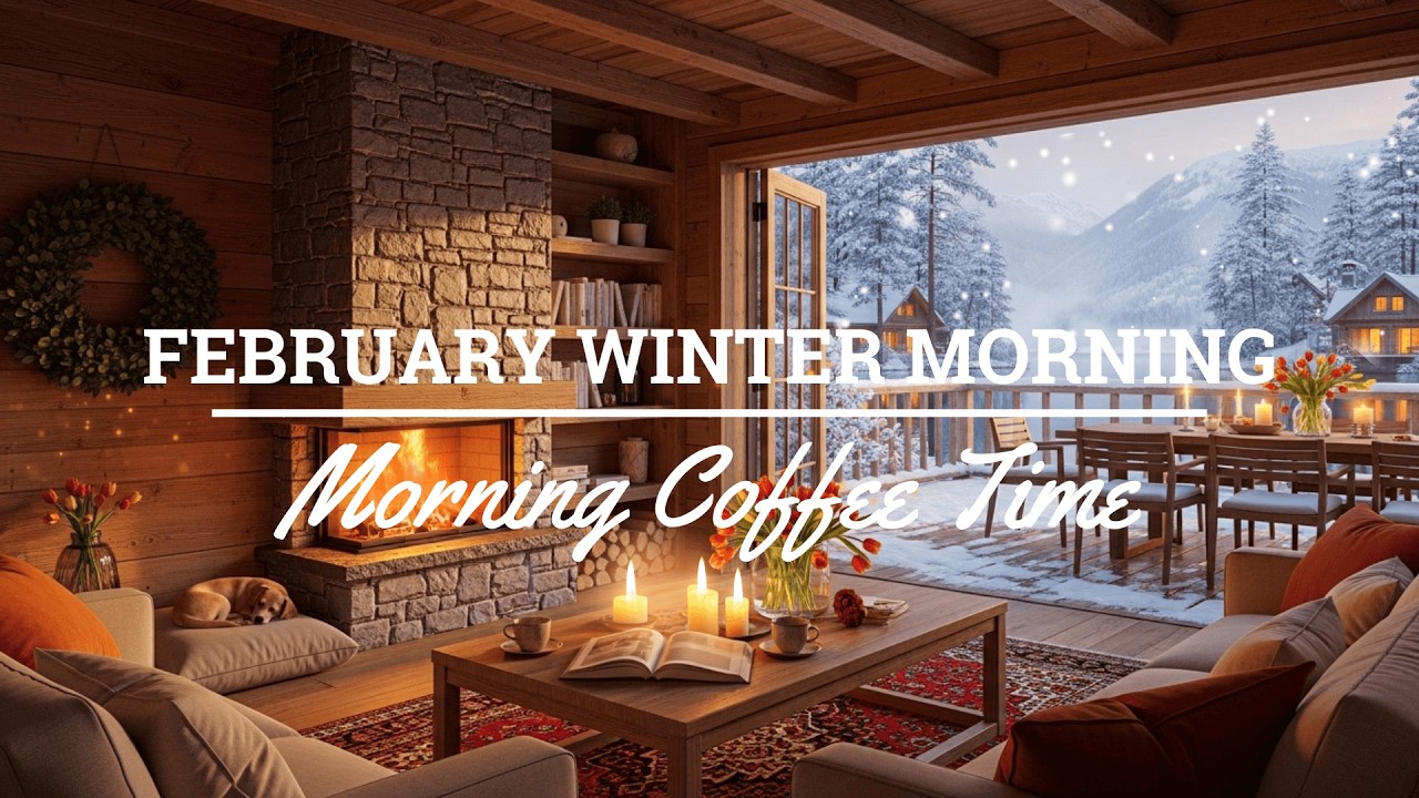 Smooth Winter Jazz Music to Study, Work ⛄ Cozy Coffee Shop Ambience with Relaxing Piano Jazz Music