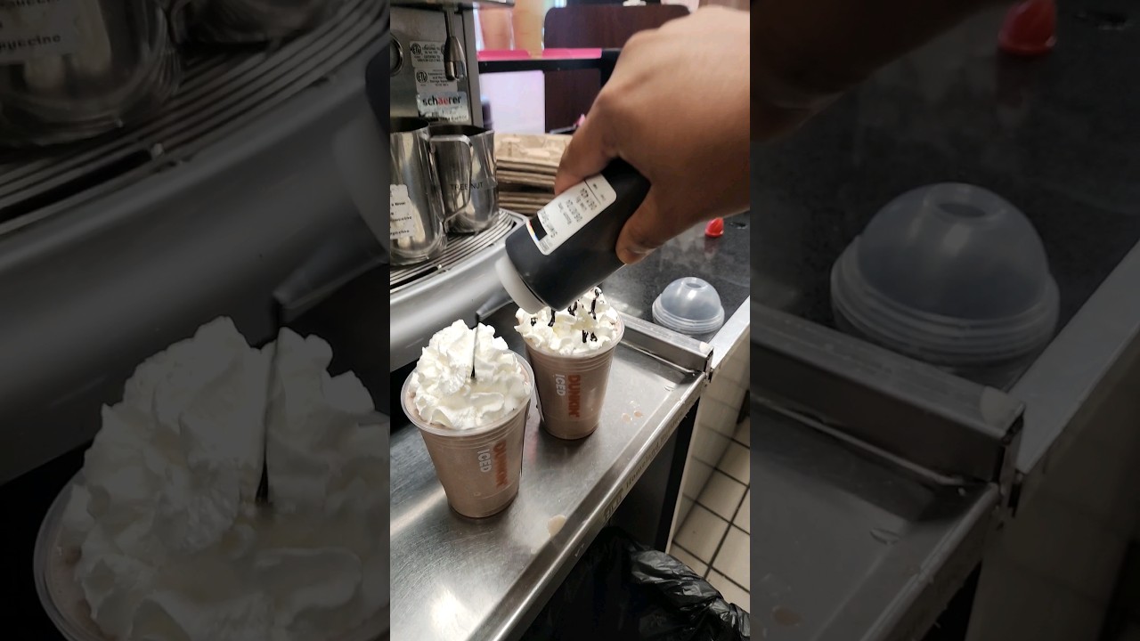 Dunkin Donuts Frozen Chocolate  &lrm;@Dunkin-Donuts&nbsp; @alidunkinart #chocolate #coco #frozenchocolate
