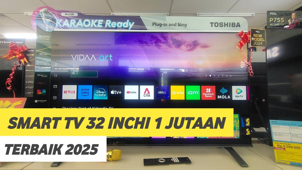 Rekomendasi 5 smart tv 32 inci 1 jutaan terbaik 2025