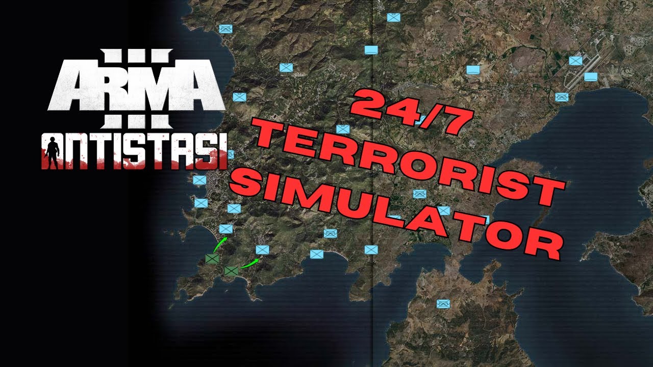 A 24/7 Guerrilla War is Raging - Arma 3 Antistasi - Altis - Highlights of Stream 1 #arma3 #arma