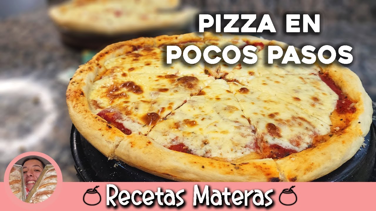 Pizza casera: MASA Y SALSA F&Aacute;CILES ✅🥳