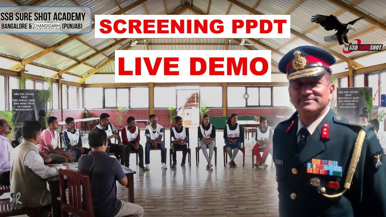 PPDT Stage-1 Screening Live Demo, Feedback & Marks by Maj Gen VPS Bhakuni | Crack SSB