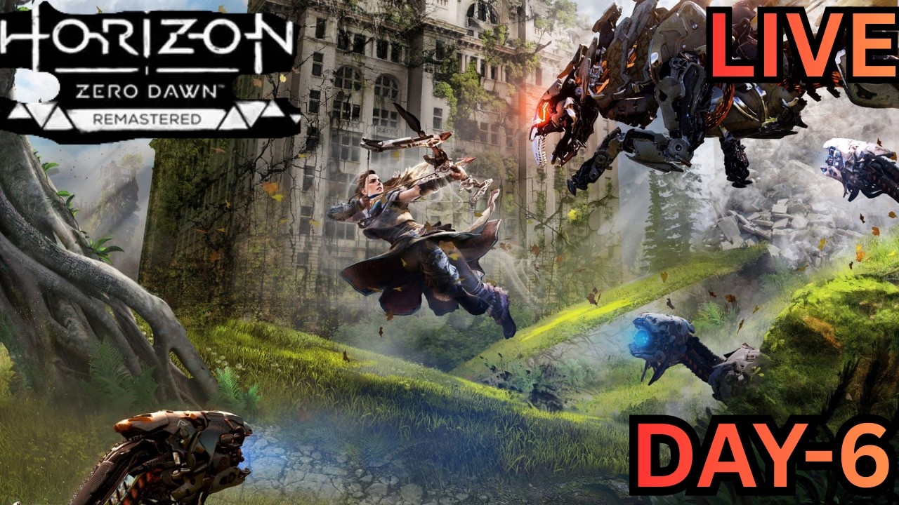 HORIZON ZERO DAWN REMASTERED CHILL LIVE STREAM DAY-5 PLAYING FIRST TIME #horizonzerodawnremastered