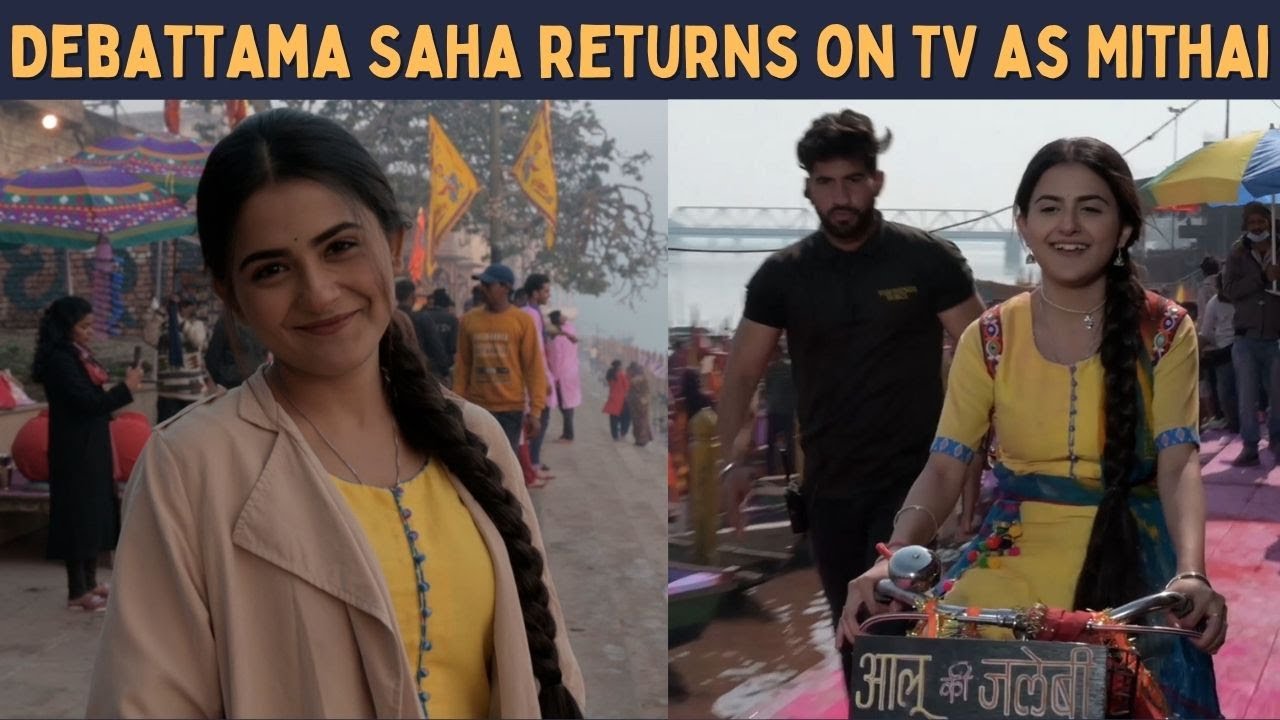 BTS of Mithai: Debattama Saha distributes 'jalebis' on Holi and dances her heart out