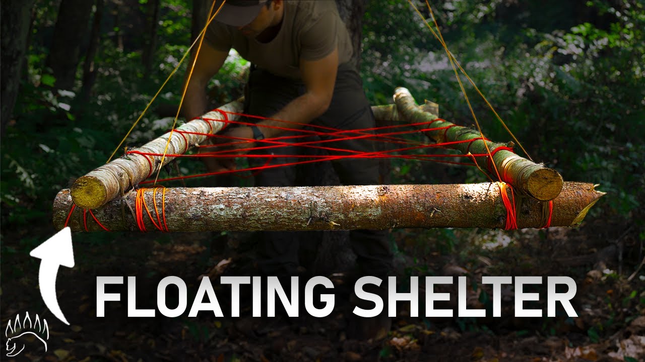 Как построить плавучее укрытие — [Проект Bushcraft]