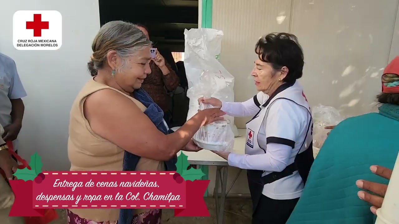 Entrega de Cenas Navideñas para los Pepenadores de la Col. Chamilpa en Cuernavaca.